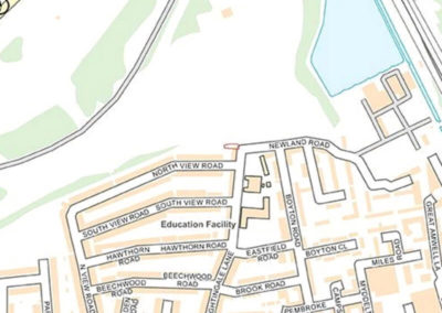 Location area map - Nightingale Lane